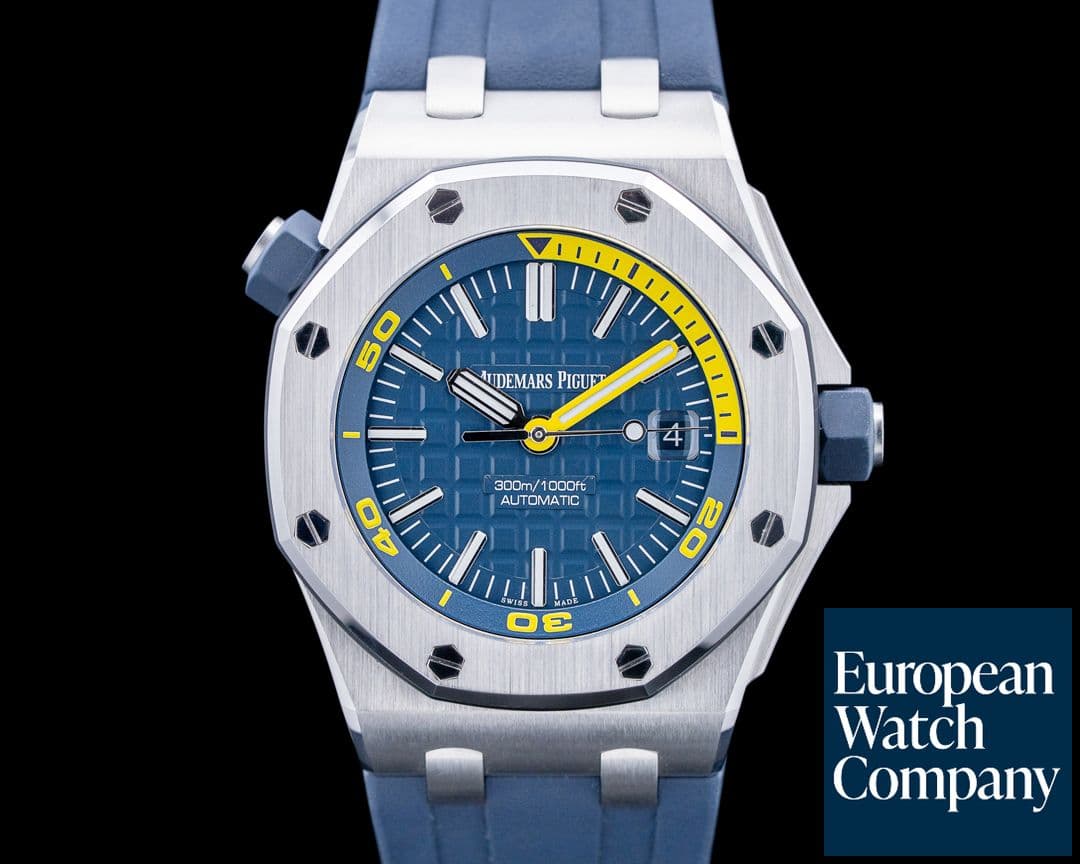 Image of Audemars Piguet 15710ST Royal Oak Offshore Diver SS Blue Dial