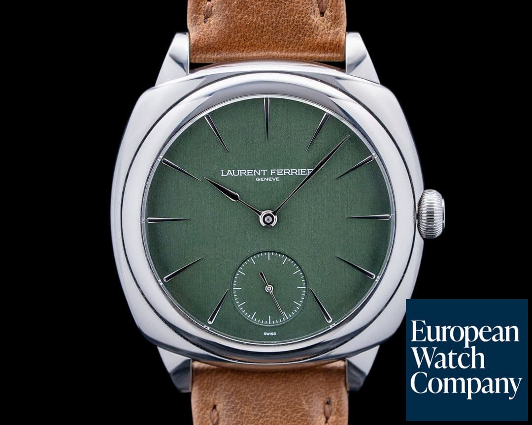 Image of Laurent Ferrier LCF013 Square Micro-Rotor Evergreen SS Green Dial