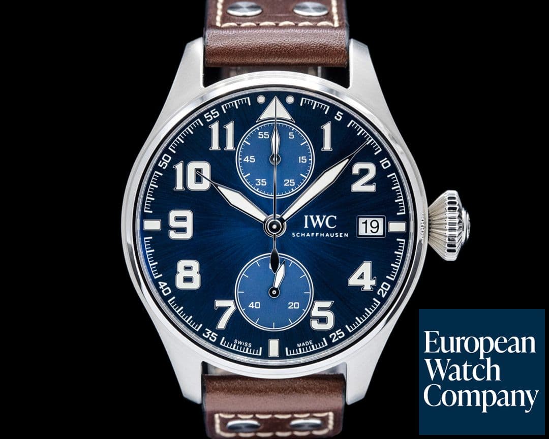 Image of IWC IW515202 Pilot's Watch Monopusher Le Petit Prince SS Blue Dial