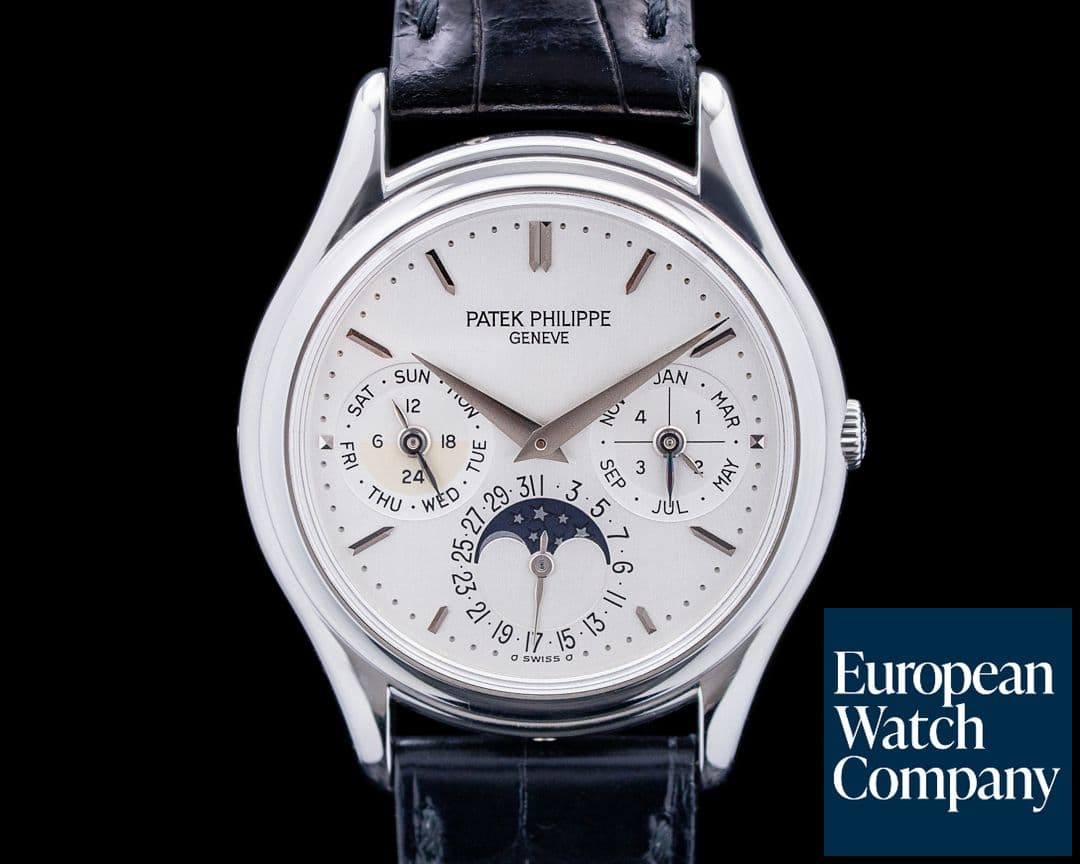 Image of Patek Philippe 3940P Perpetual Calendar Platinum Silver Dial
