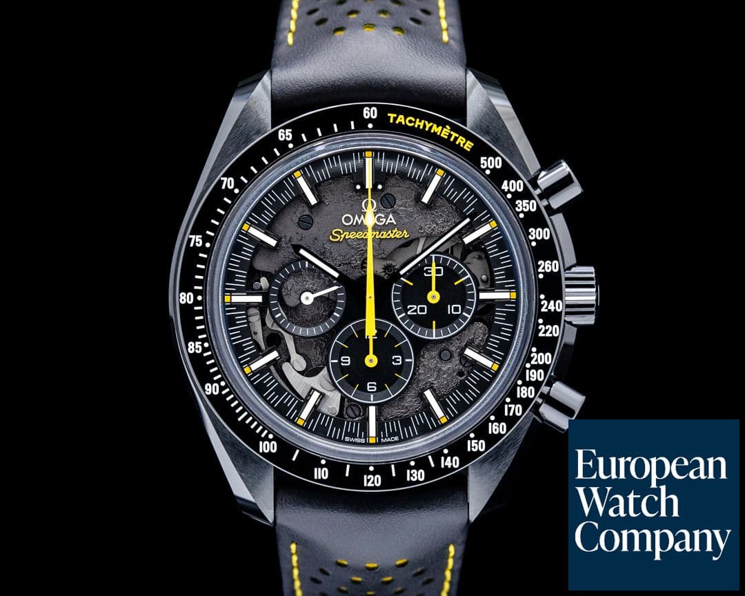 Image of Omega Speedmaster "Dark Side of the Moon" Black Ceramic Black Dial