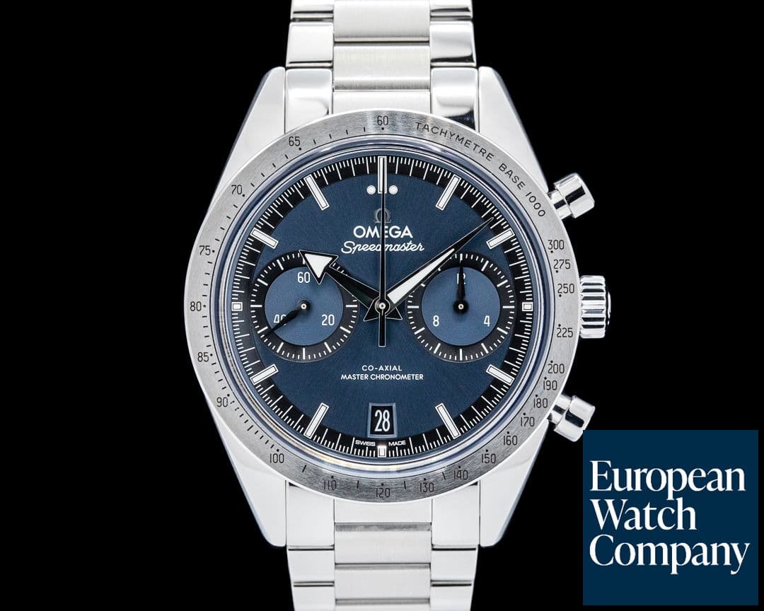 Image of Omega Speedmaster 57 SS Blue Dial