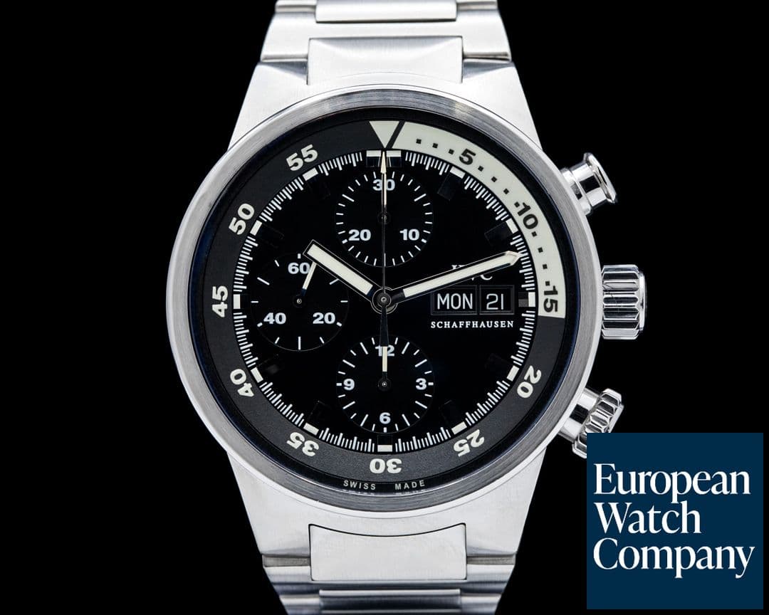 Image of IWC IW371928 Aquatimer Chronograph SS Black Dial