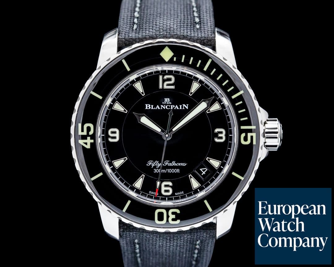Image of Blancpain 5015 Fifty Fathoms Automatique SS Black Dial