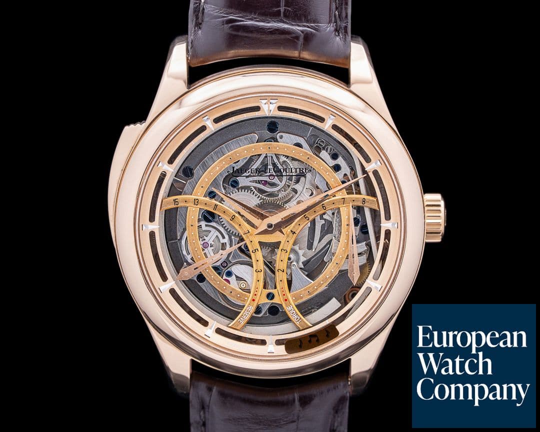 Image of Jaeger-LeCoultre Master Grande Minute Repeater 18K RG Skeleton Dial LIMITED