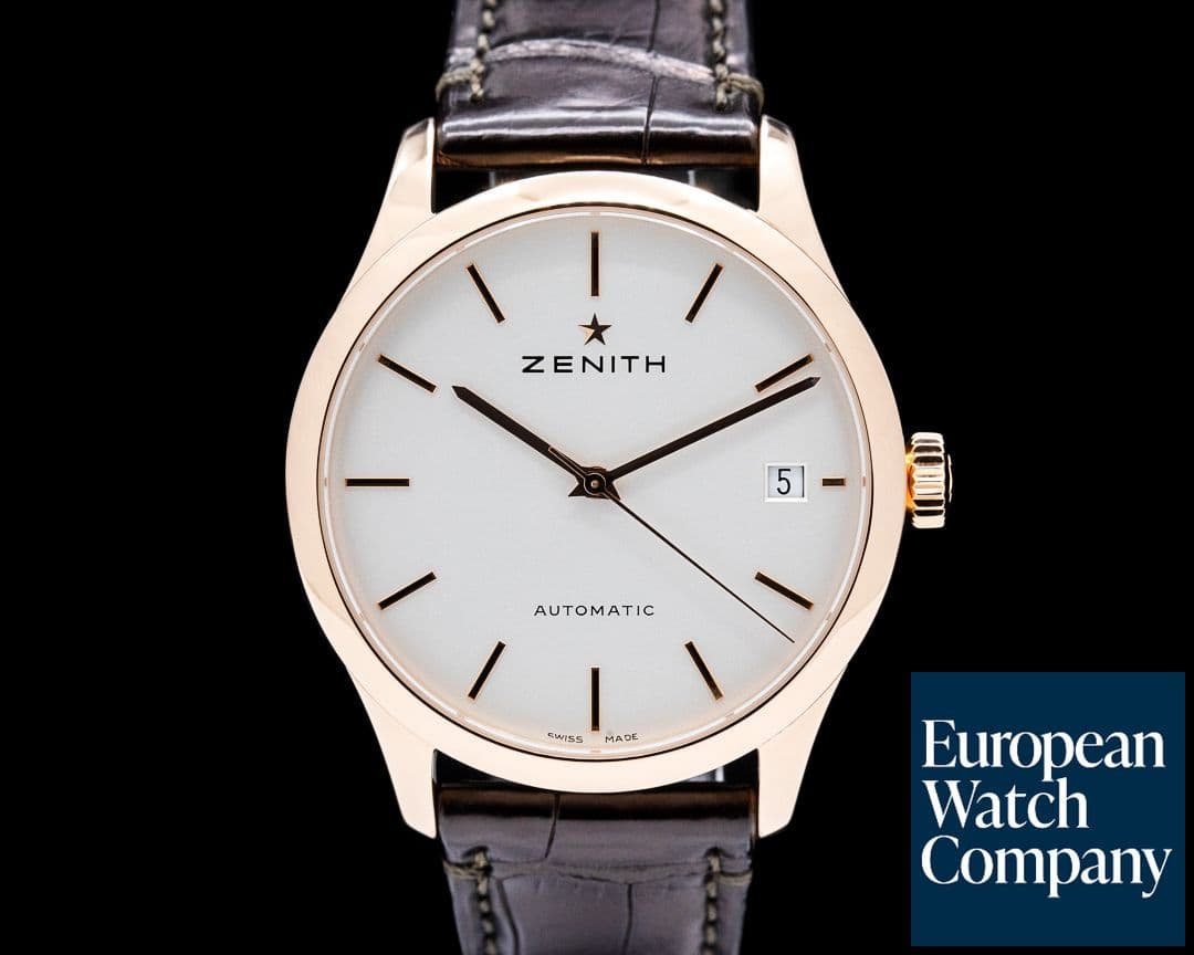 Image of Zenith Heritage Port Royal 18K Rose Gold Silver Dial