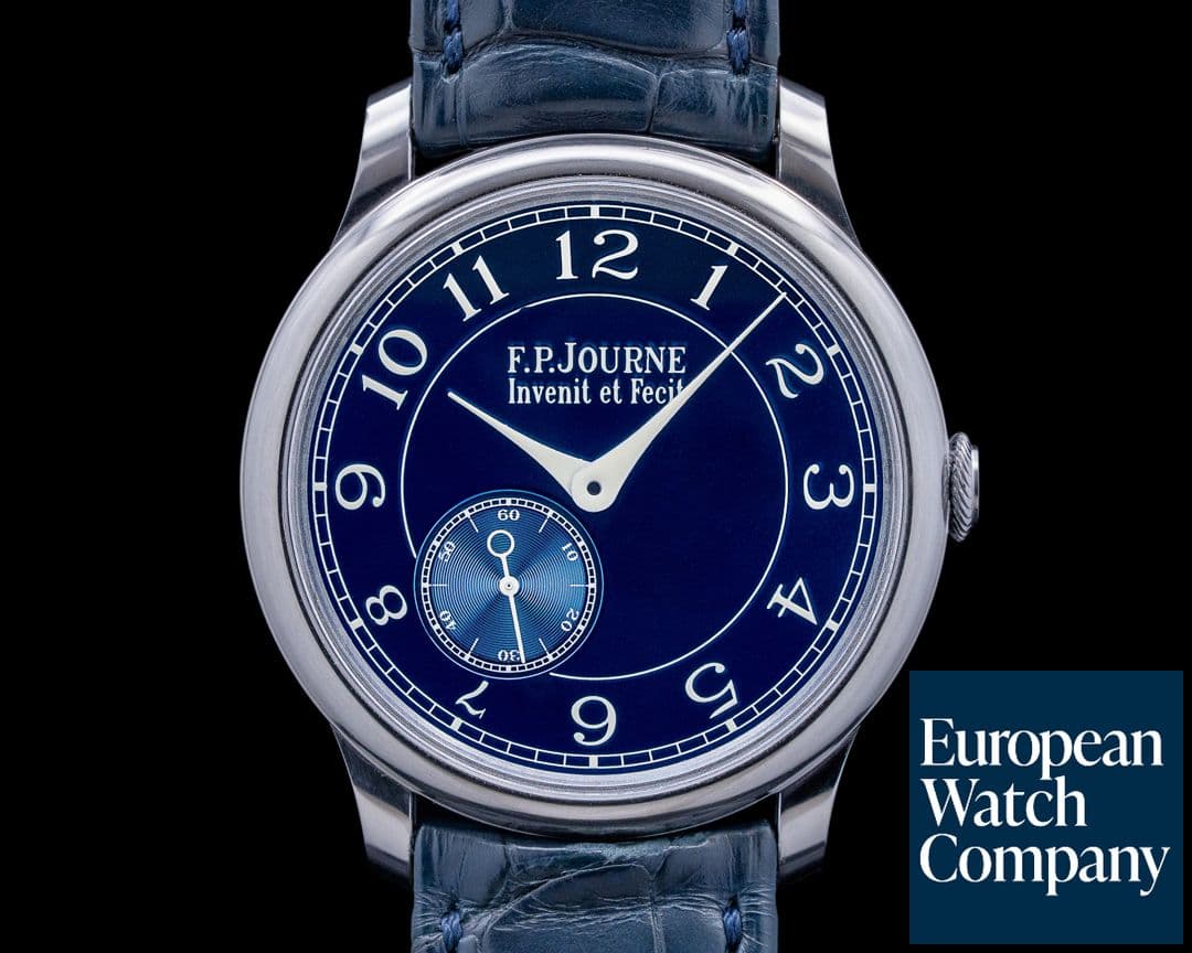 Image of F.P. Journe Chronometre Bleu Tantalum Blue Dial