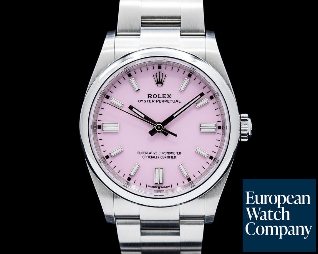 Image of Rolex 126000 Oyster Perpetual SS Pink Dial
