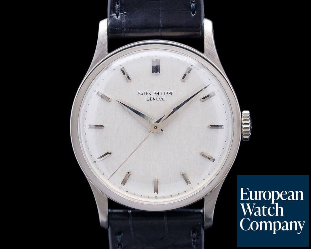 Image of Patek Philippe 570G Calatrava 18K White Gold Silver Dial