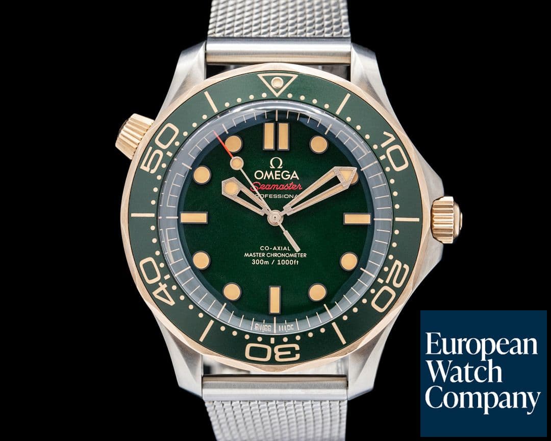 Image of Omega Seamaster Diver 300M Titanium / Bronze Green Dial 2025