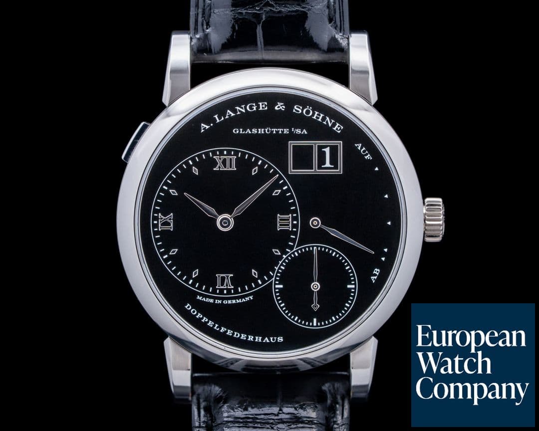 Image of A. Lange & Söhne 191.062 Lange 1 "30th Anniversary" Platinum Black Onyx Dial LIMITED