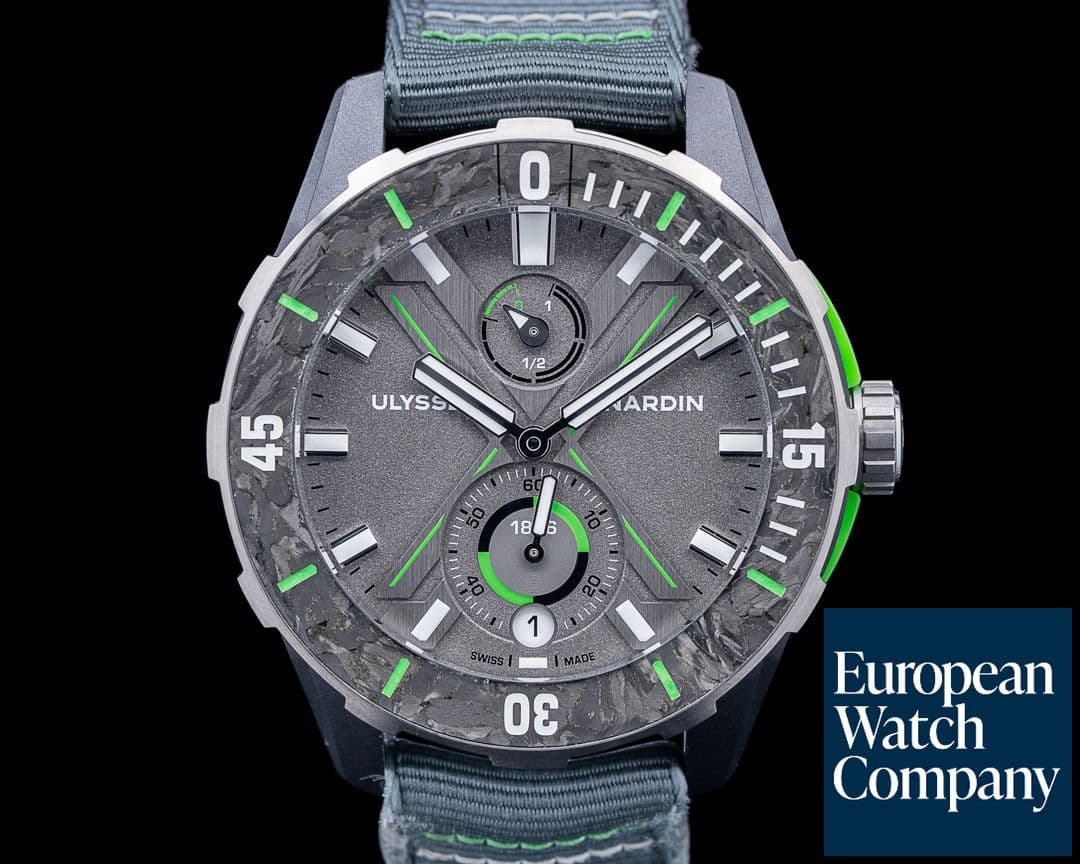 Image of Ulysse Nardin Diver X The Ocean Race Carbonium Gray Dial 2024 LIMITED