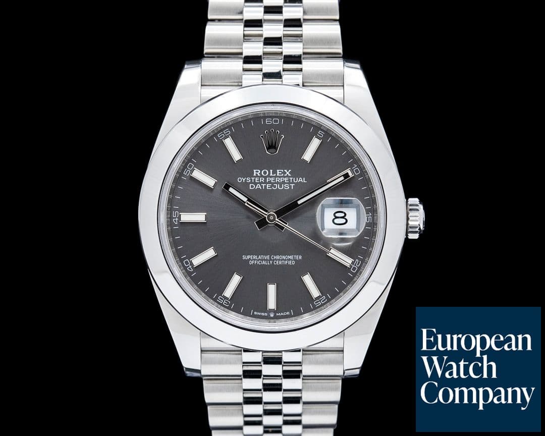 Image of Rolex 126300 Datejust 41 Jubilee SS Gray Dial