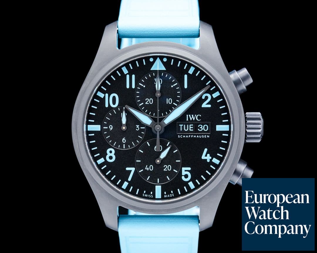 Image of IWC Pilot's Watch Chronograph 41 "George Russell" Ceramic Black Dial 2026 LE