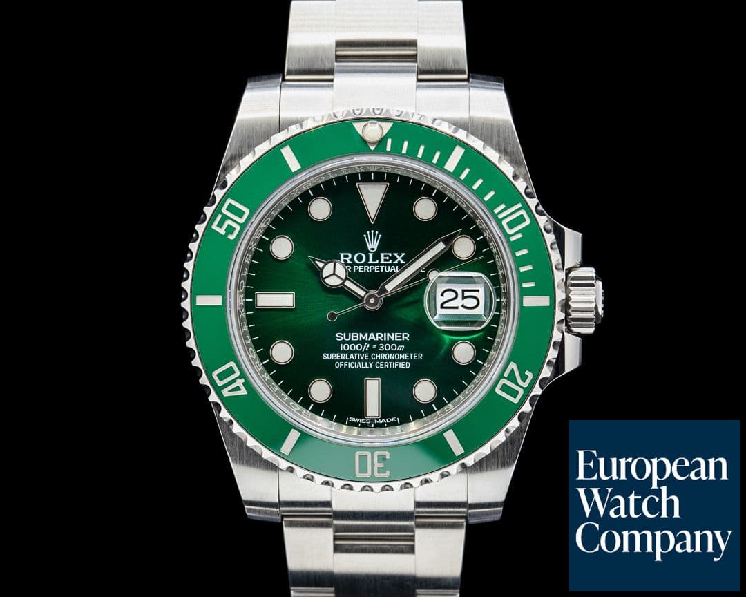 Image of Rolex 116610LV Submariner Date "Hulk" SS Green Dial