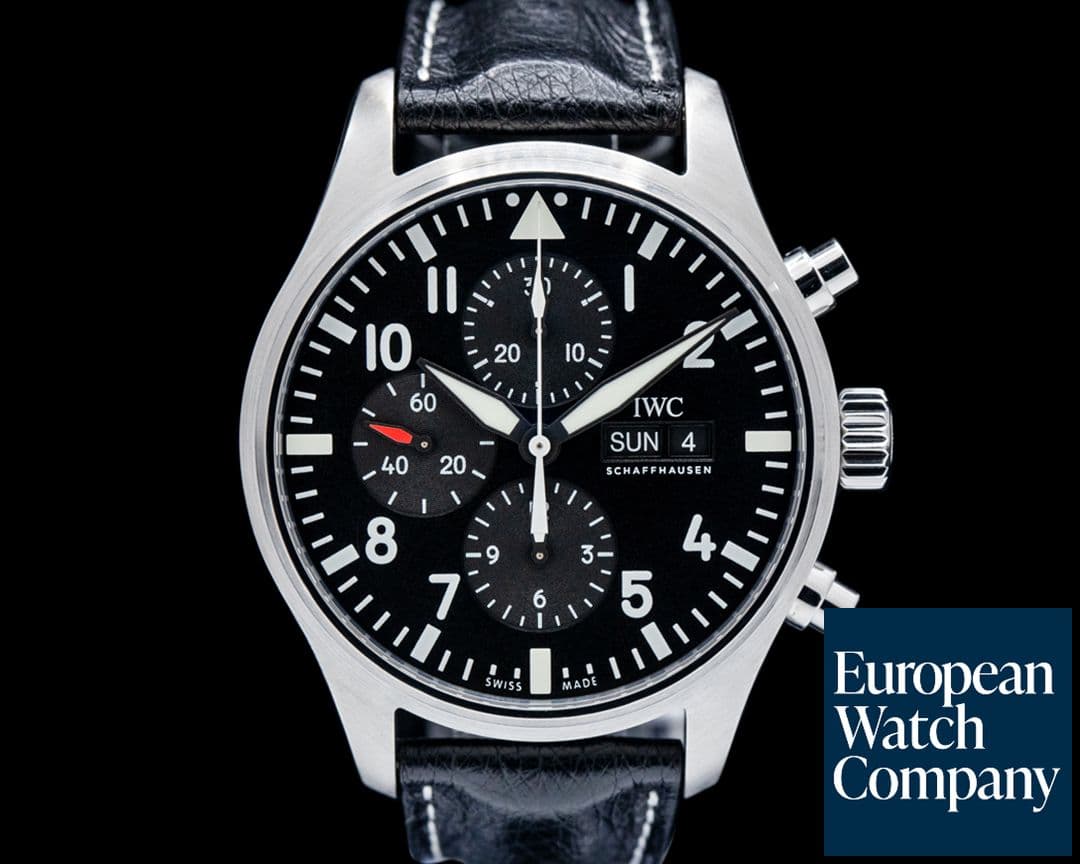 Image of IWC Flieger Pilot Chronograph SS