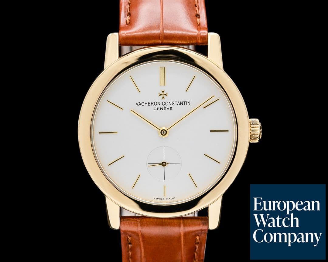 Image of Vacheron Constantin 91020/000J Patrimony "Soleil Levant" 18K YG Silver Dial