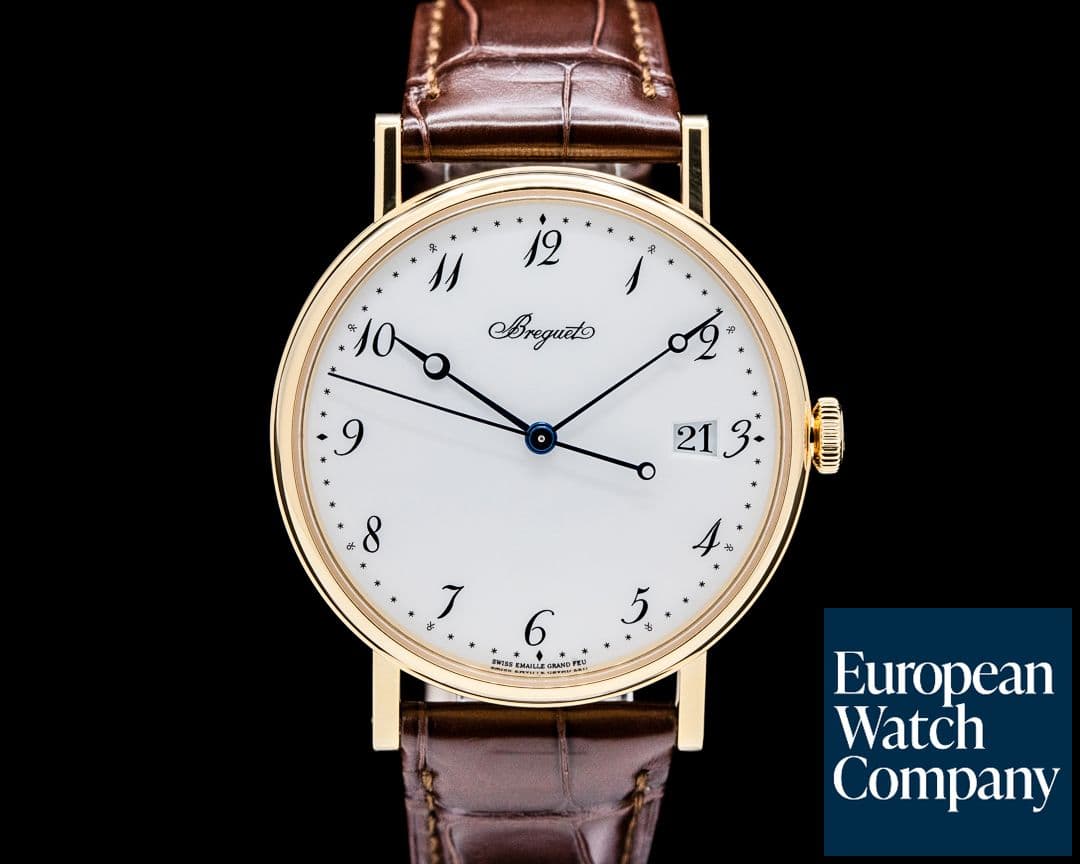 Image of Breguet 5177BA Classique 18K Yellow Gold White Enamel Dial