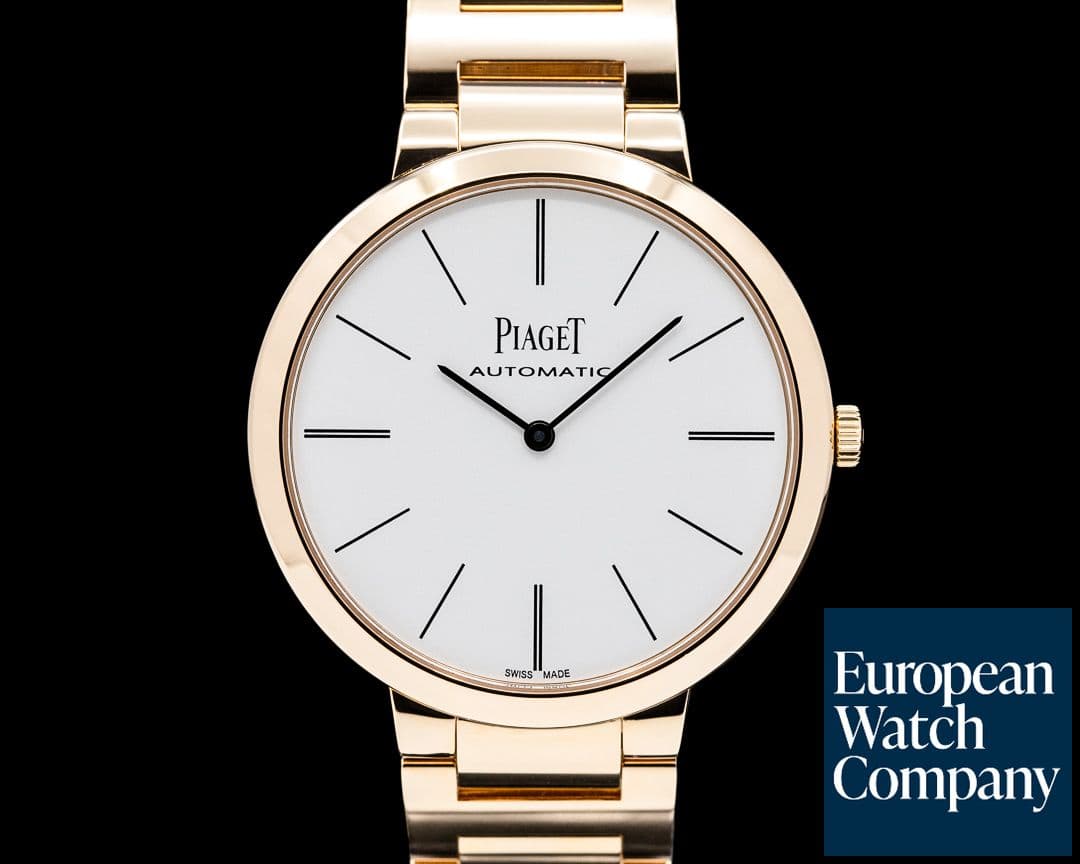 Image of Piaget G0A40113 Altiplano 38 18K Rose Gold Silver Dial 2025