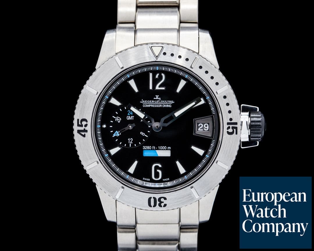 Image of Jaeger-LeCoultre Q187T170 Master Compressor Diving GMT Titanium Black Dial