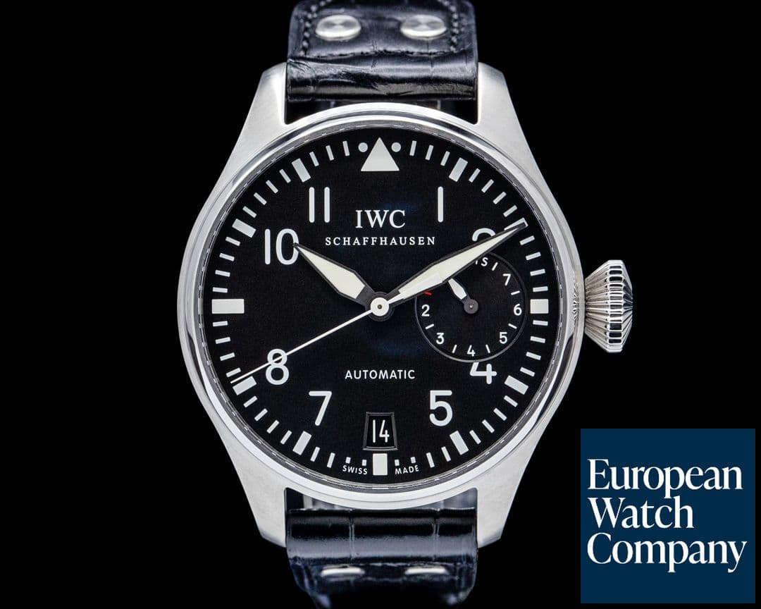 Image of IWC IW500901 Big Pilot's Watch SS Black Dial