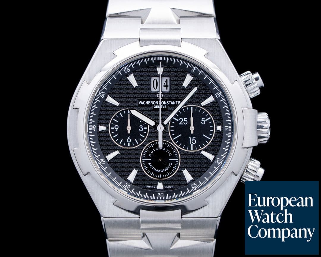 Image of Vacheron Constantin 49150 Overseas Chronograph SS Black Dial