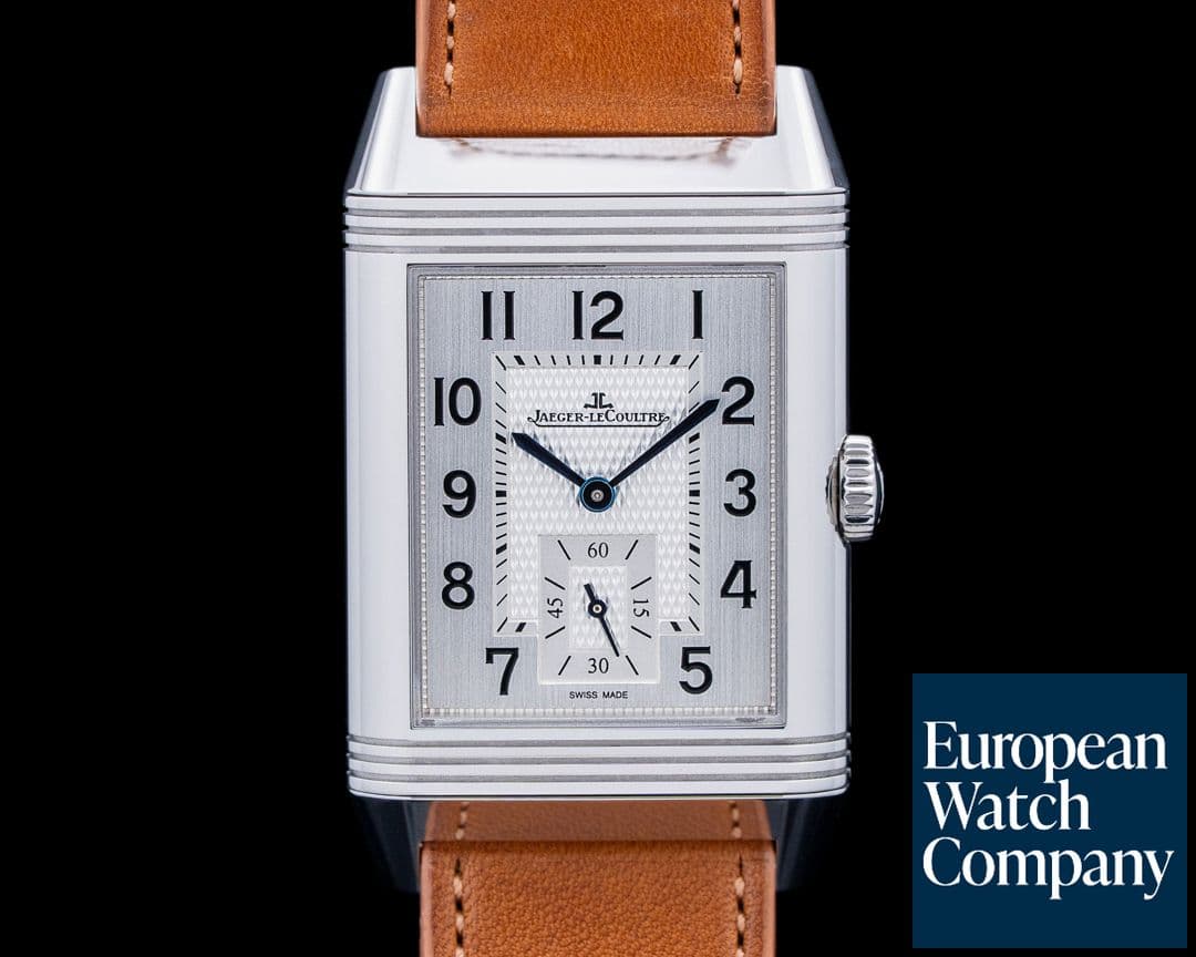 Image of Jaeger-LeCoultre Q3848423 Reverso Classic Large Duoface Small Seconds SS Silver Dial