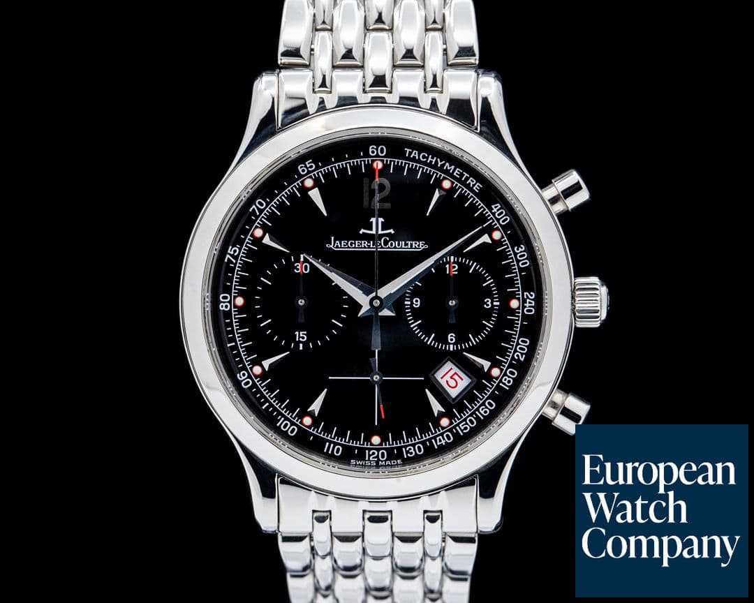 Image of Jaeger-LeCoultre Master Control MechaQuartz Chronograph SS Black Dial
