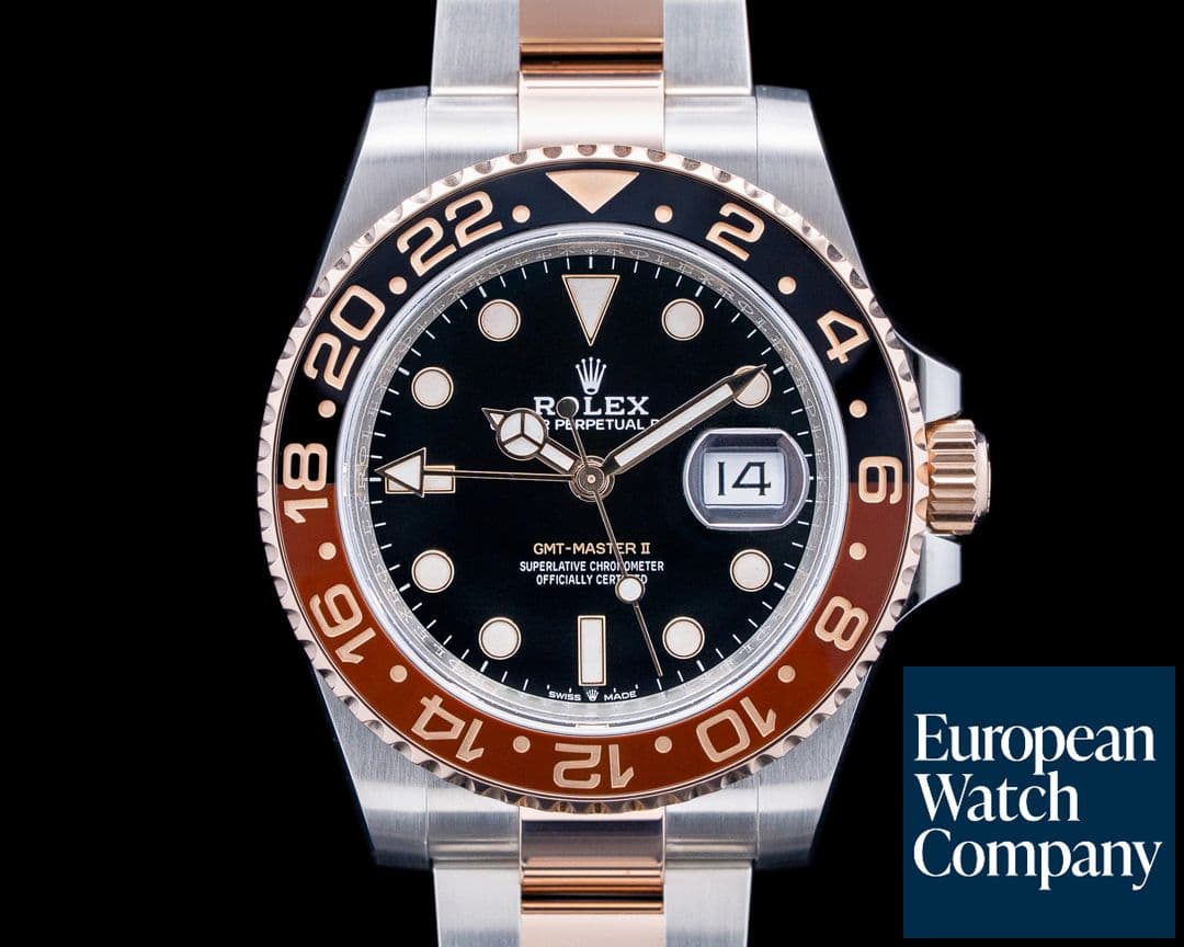 Image of Rolex 126711CHNR GMT-Master II SS / 18K Everose Gold Black Dial
