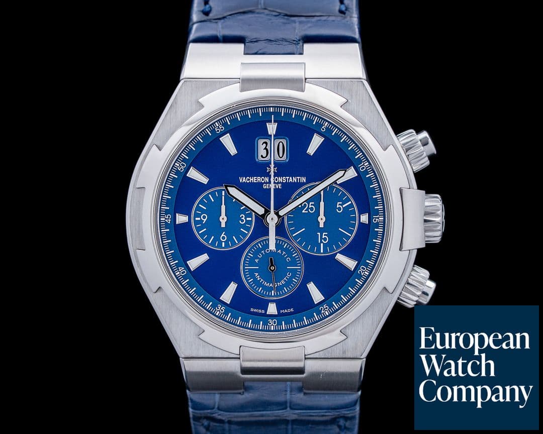 Image of Vacheron Constantin 49150 Overseas Chronograph SS Blue Dial