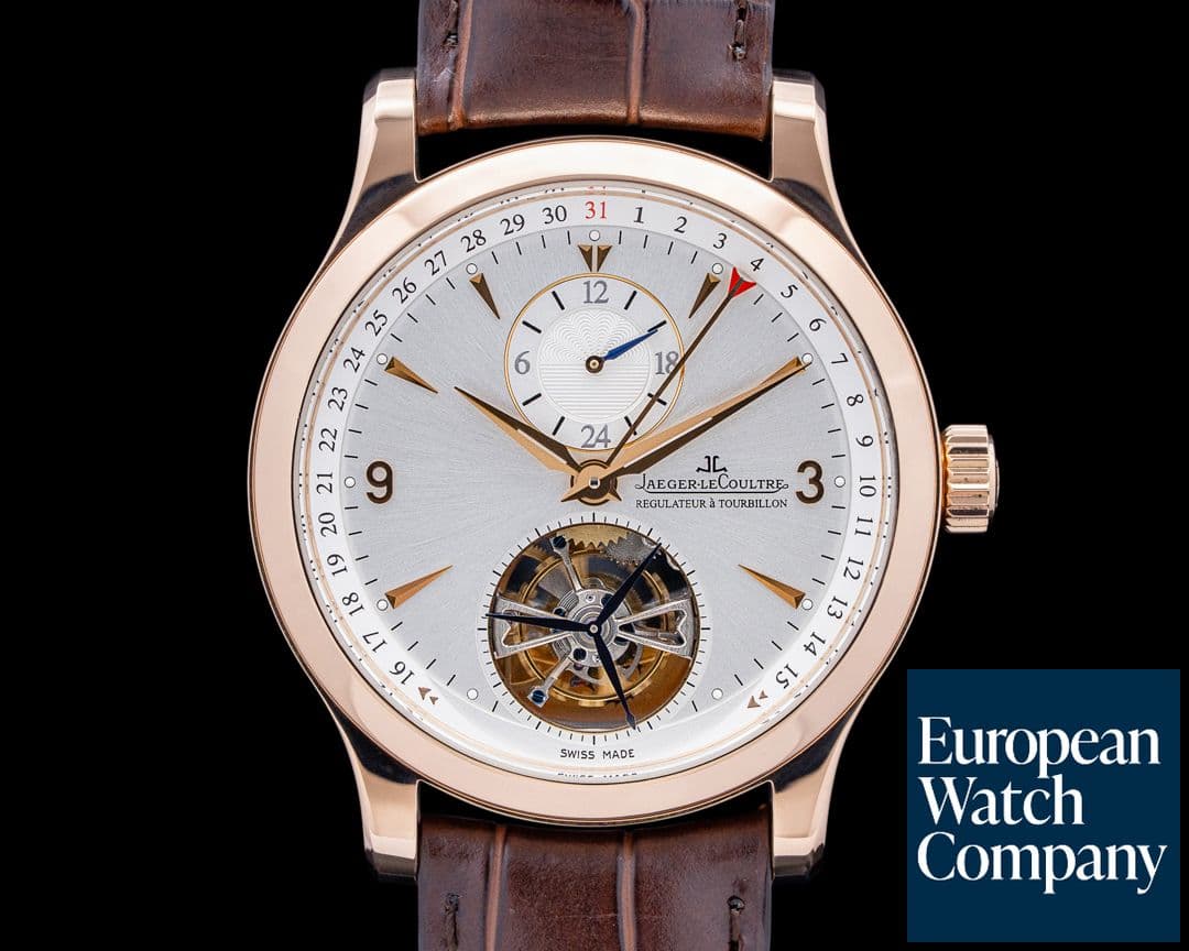 Image of Jaeger-LeCoultre Q1652420 Master Tourbillon 18K Rose Gold Silver Dial
