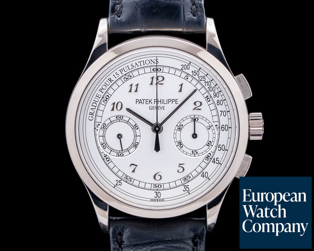 Image of Patek Philippe 5170G Chronograph 18K White Gold Silver Dial