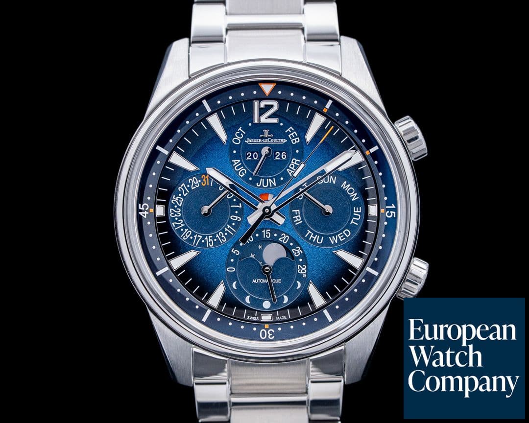 Image of Jaeger-LeCoultre Q9088180 Polaris Perpetual Calendar SS Blue Dial