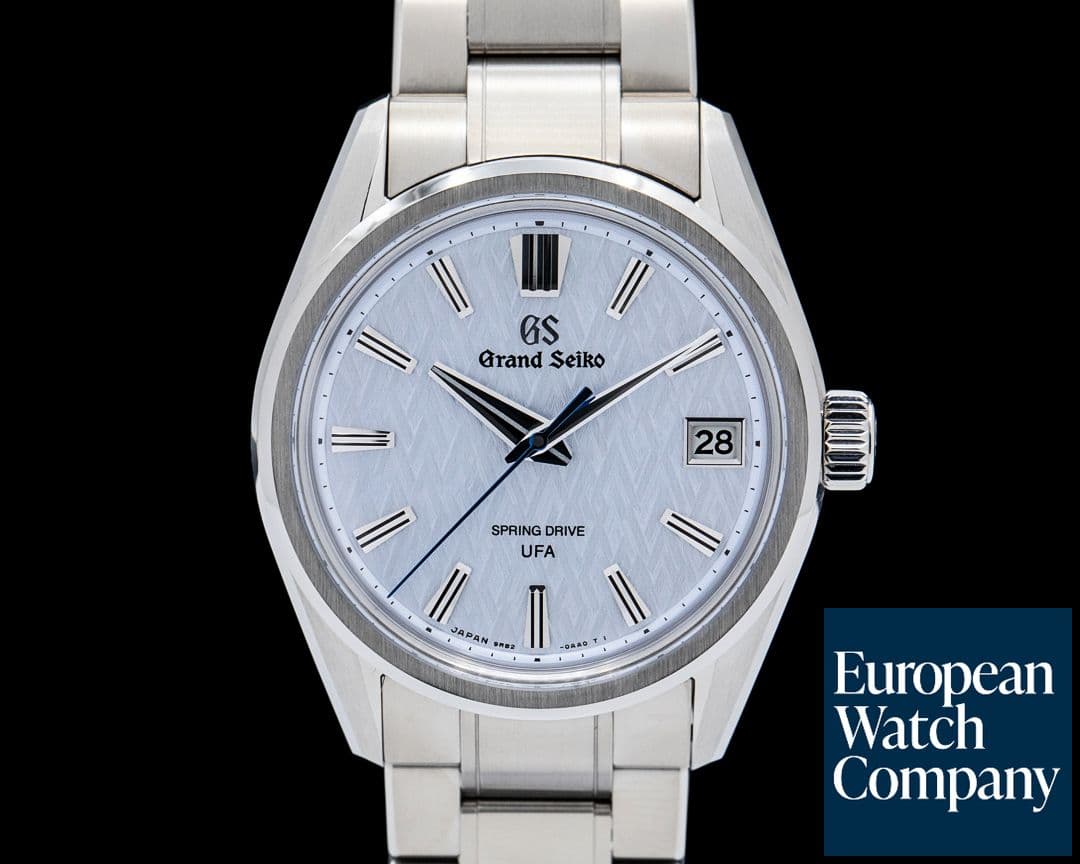 Image of Grand Seiko SLGB003 Evolution Titanium Ice Forest Silver Blue Dial 2025