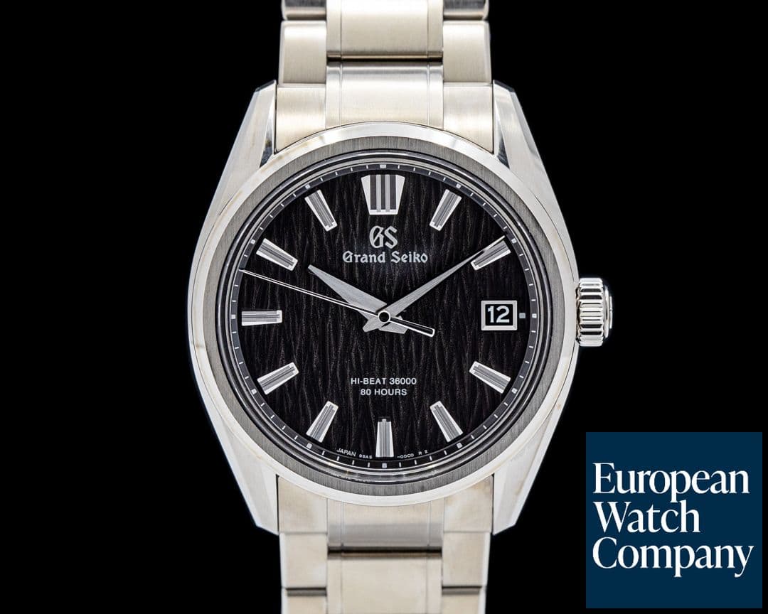 Image of Grand Seiko SLGH017G Evolution 9 Hi-Beat Night Birch Titanium Black Dial