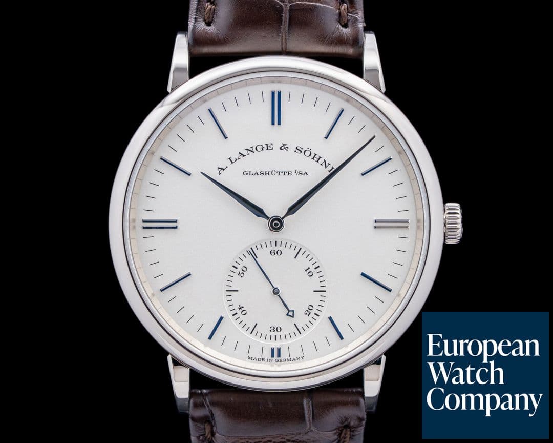 Image of A. Lange & Söhne 380.027 Saxonia Automatic 18K White Gold Silver Dial