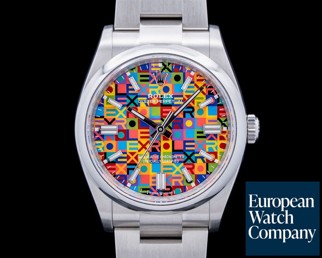 Image of Rolex 126000 Oyster Perpetual 36 SS Jubilee Motif Dial 2026 UNWORN