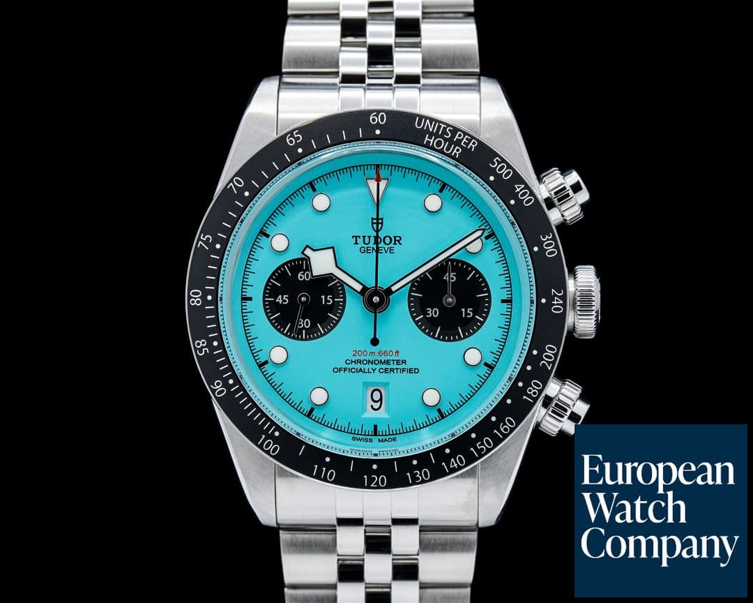 Image of Tudor 79360N Black Bay Chrono Flamingo SS Blue Dial 2026