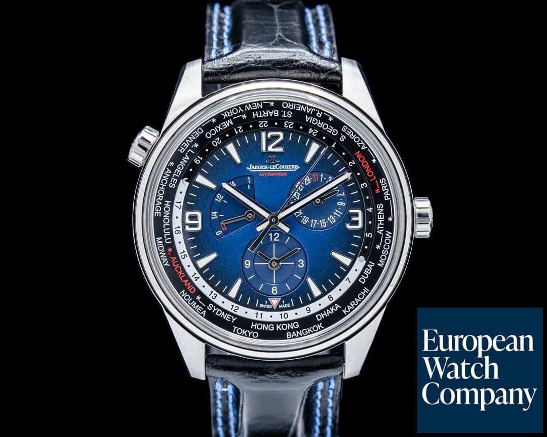 Image of Jaeger-LeCoultre Q904847J Polaris Geographic WT SS Blue Dial