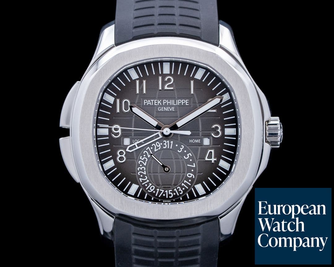 Image of Patek Philippe 5164A Aquanaut Travel Time SS Black Dial