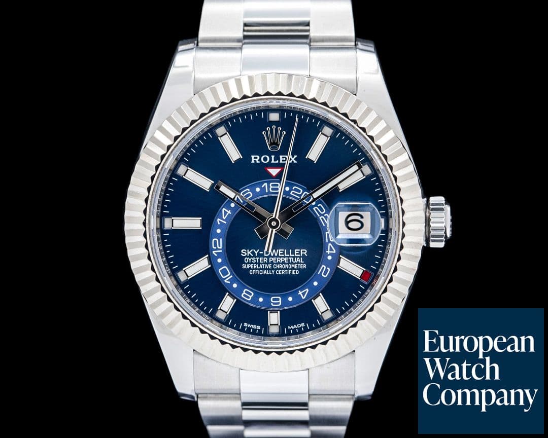 Image of Rolex 326934 Sky-Dweller SS Blue Dial
