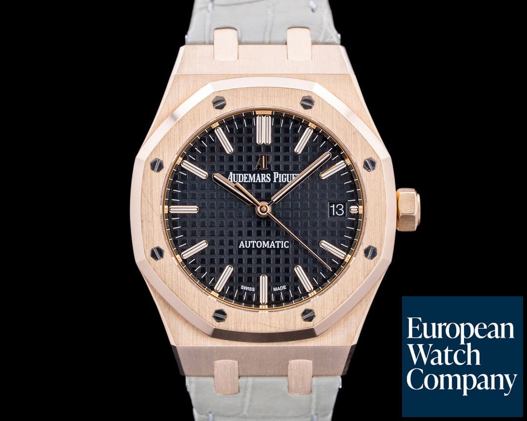 Image of Audemars Piguet 15450OR Royal Oak Selfwinding Rose Gold Black Dial