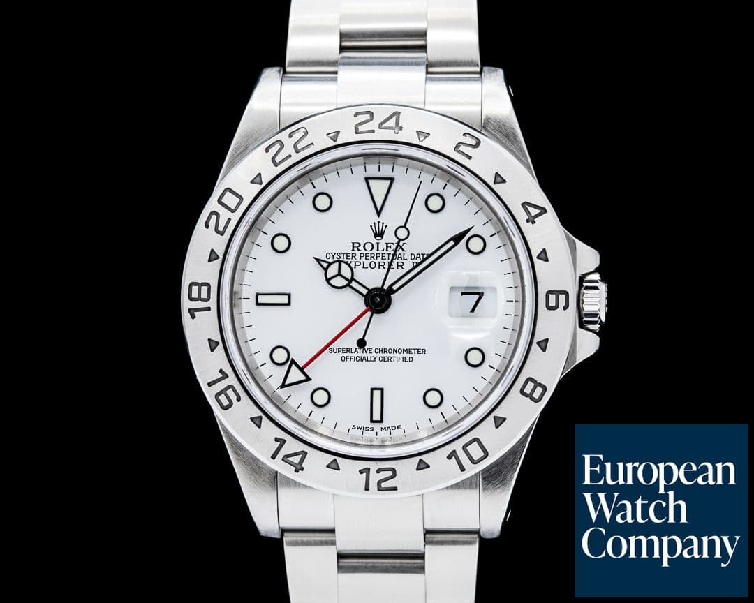 Image of Rolex 16570 Explorer II SS White Dial Circa. 2002