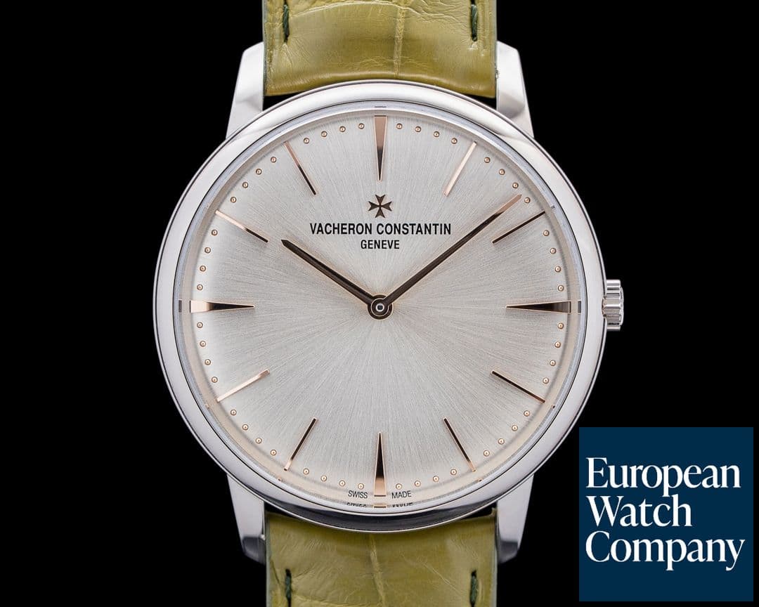 Image of Vacheron Constantin 1410U Patrimony Manual 18K White Gold Silver Dial 2025