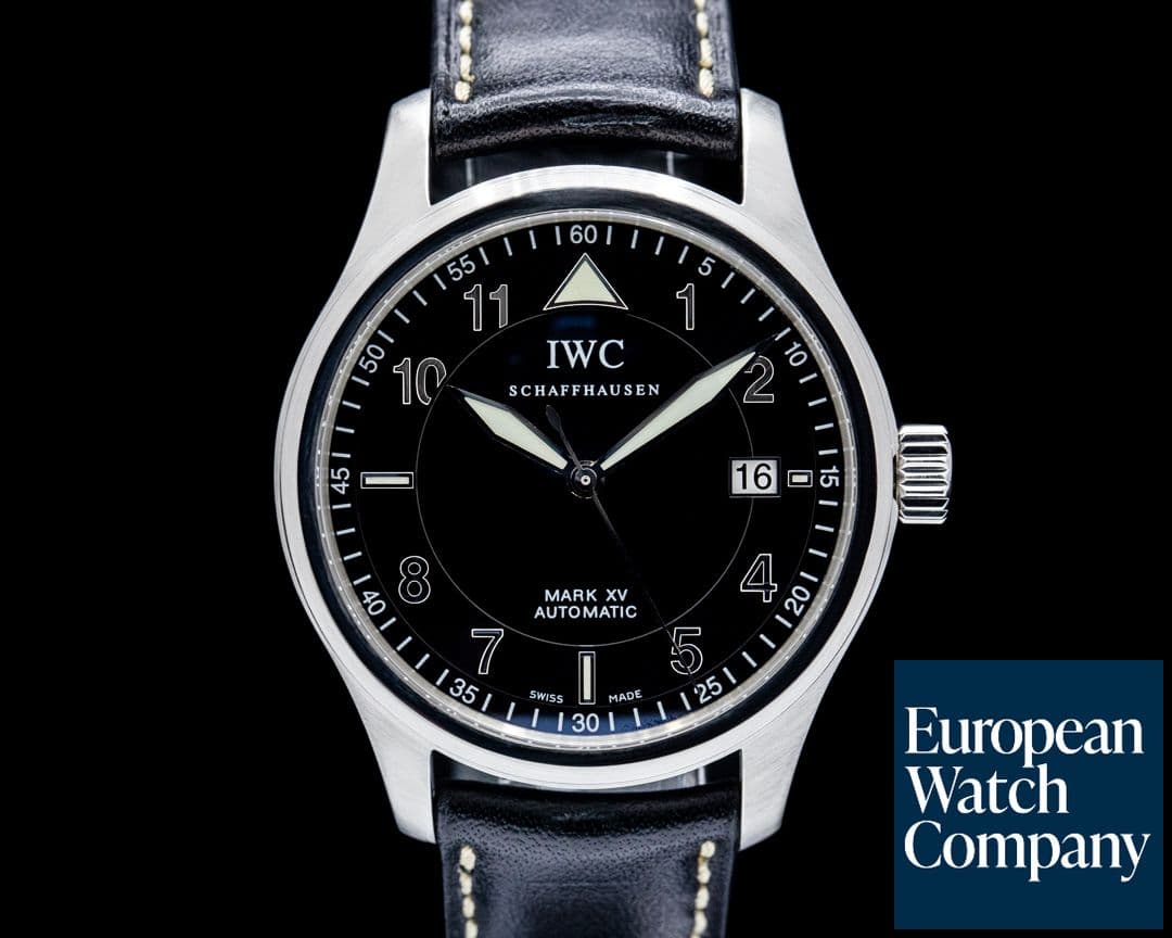 Image of IWC IW325311 Mark XV Spitfire SS Black Dial