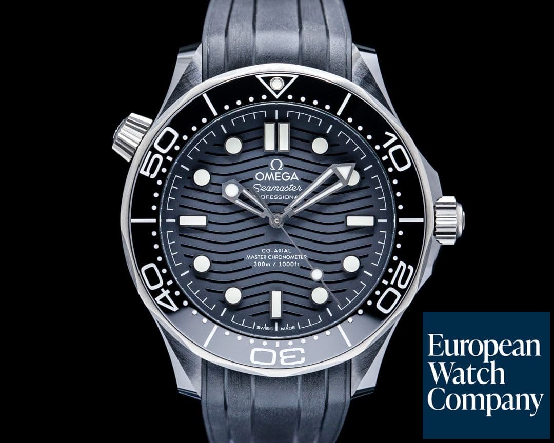 Image of Omega Seamaster Diver 300M Ceramic / Titanium Black Dial