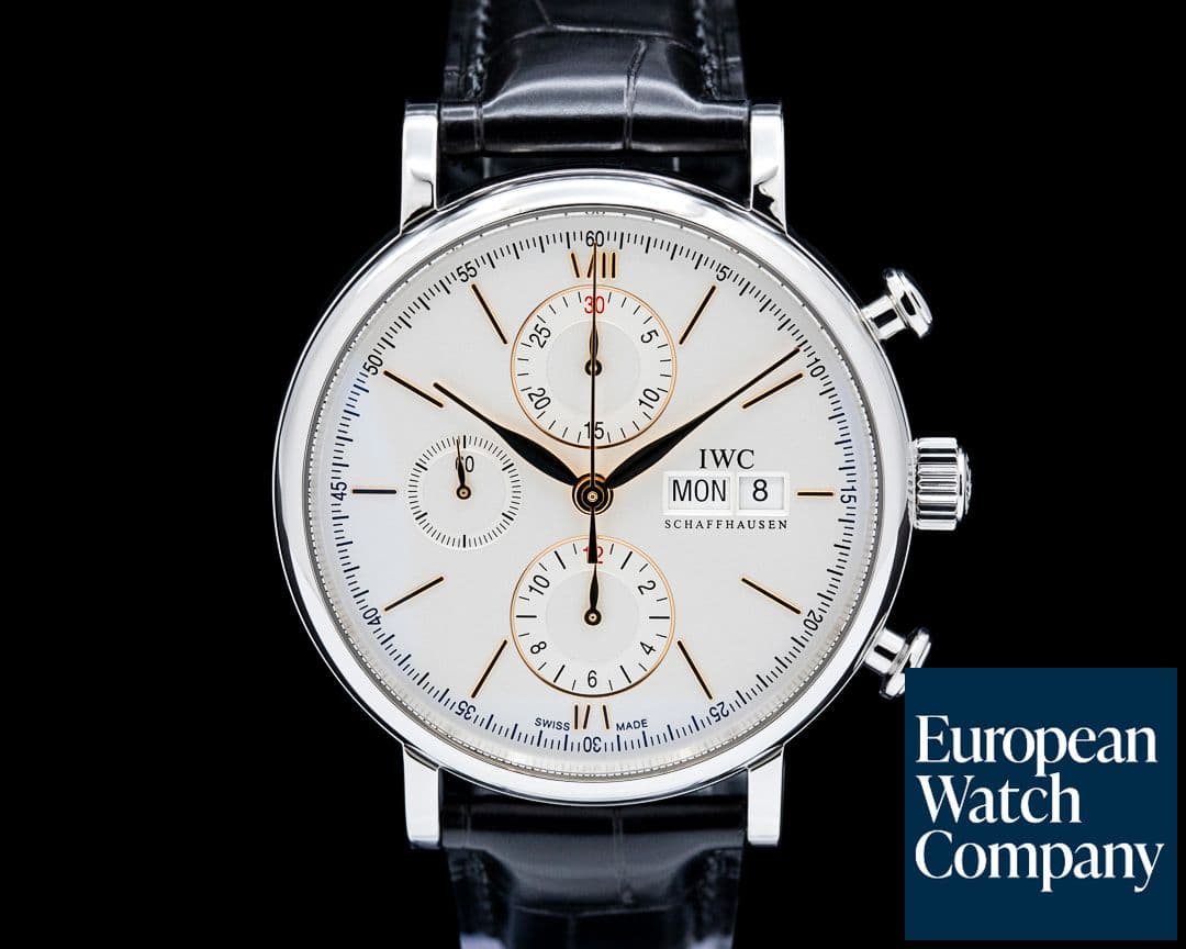 Image of IWC IW391022 Portofino Chronograph SS Silver Dial