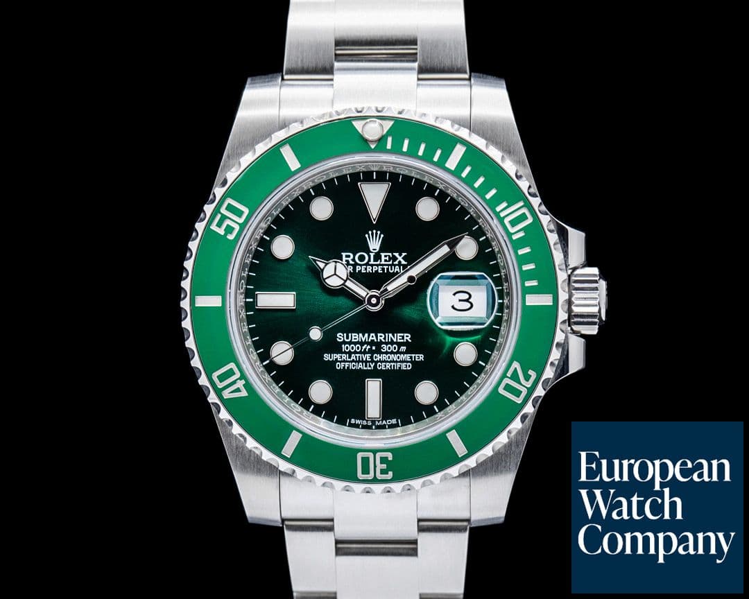 Image of Rolex 116610LV Submariner Date "Hulk" SS Green Dial