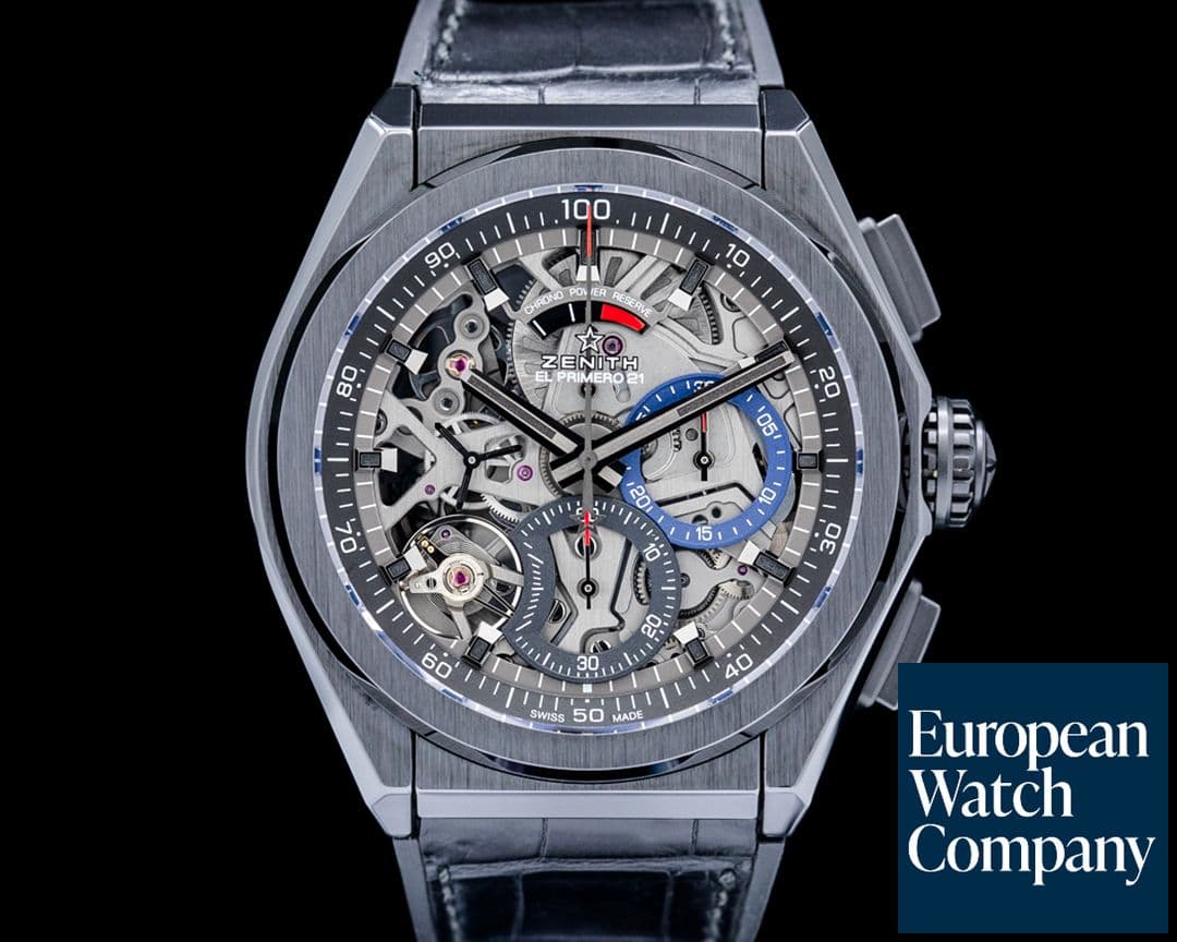 Image of Zenith Defy El Primero 21 Black Ceramic Skeleton Dial