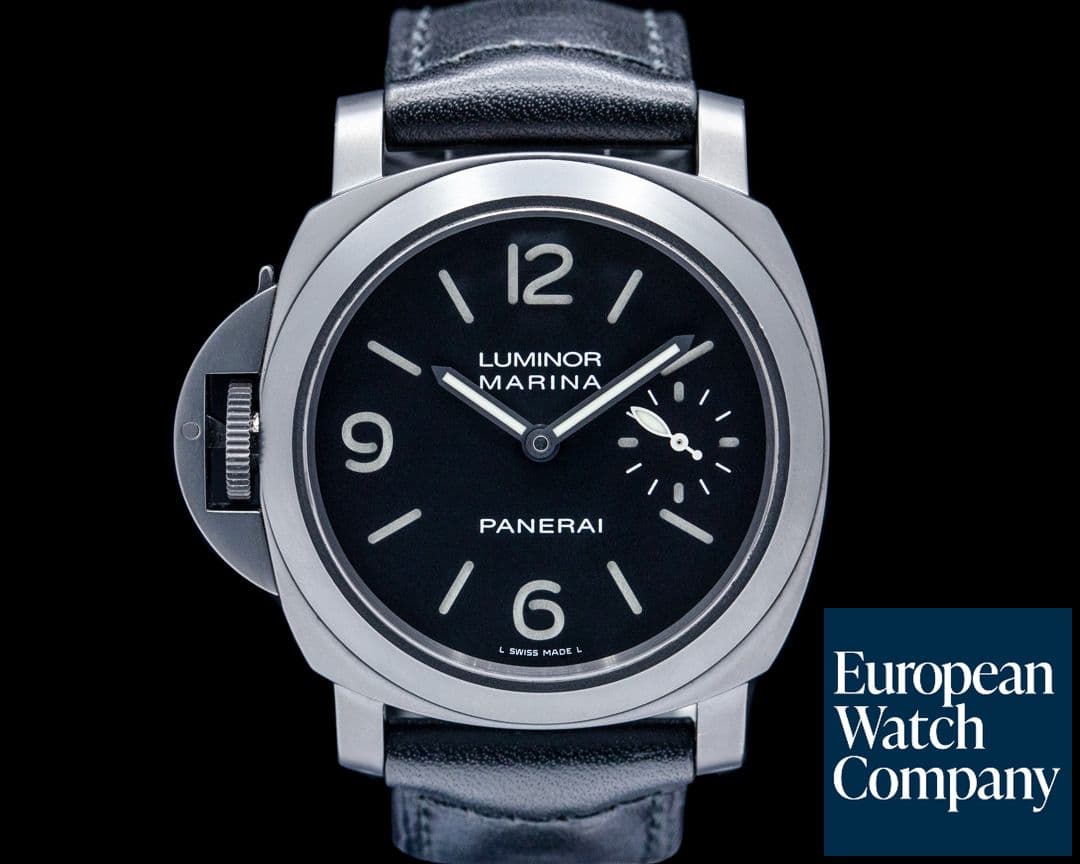 Image of Panerai PAM00026 Luminor Marina Left Handed PVD Black Dial LIMITED